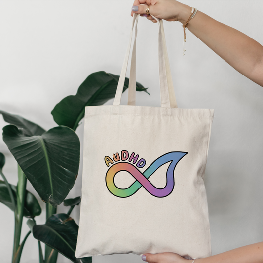 AuDHD tote bag NeurodiverseTea