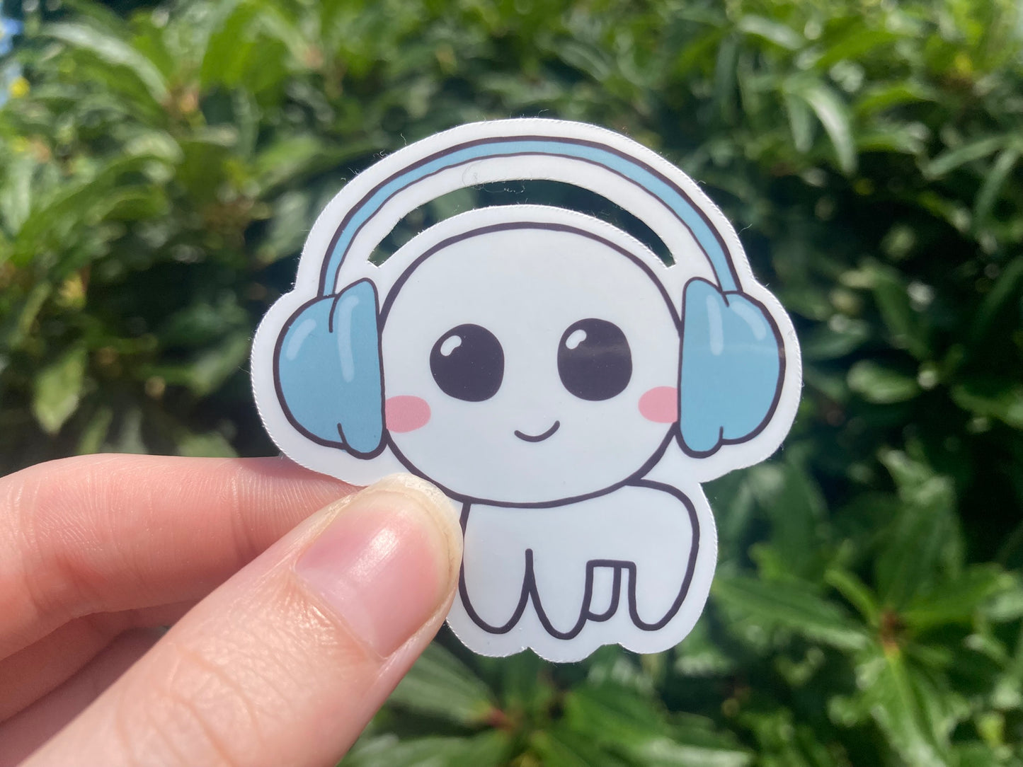 Get an code for the vending machine - mystery sticker: animal with headphones
