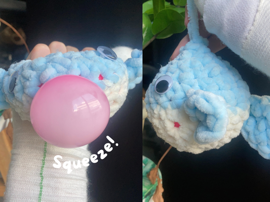 Crochet stress ball NeurodiverseTea