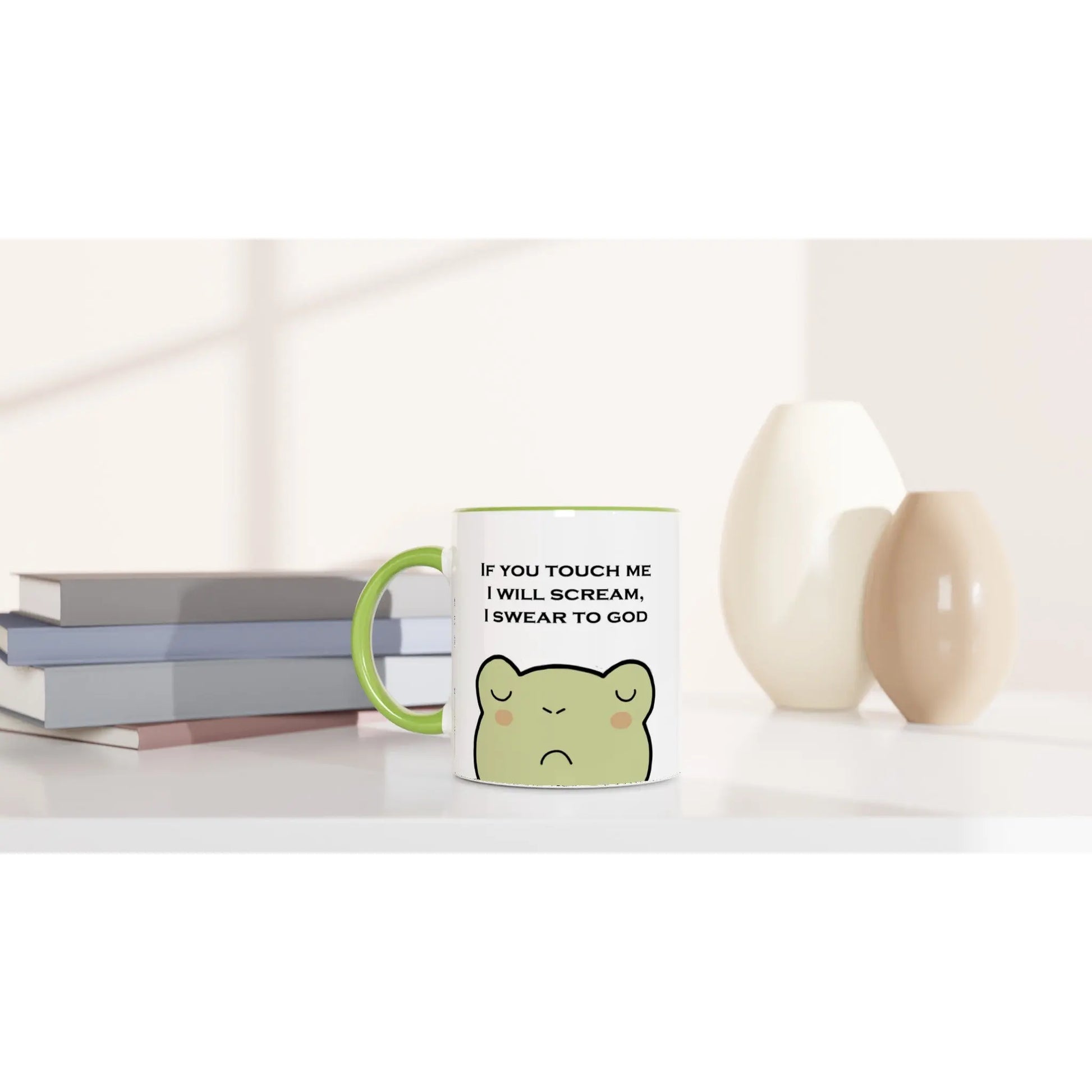 Green touch aversion neurodiversity mug - Neurodiversetea