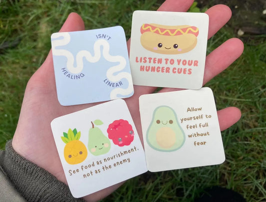 Anorexia recovery sticker set - Neurodiversetea