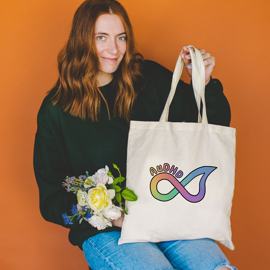 AuDHD tote bag NeurodiverseTea