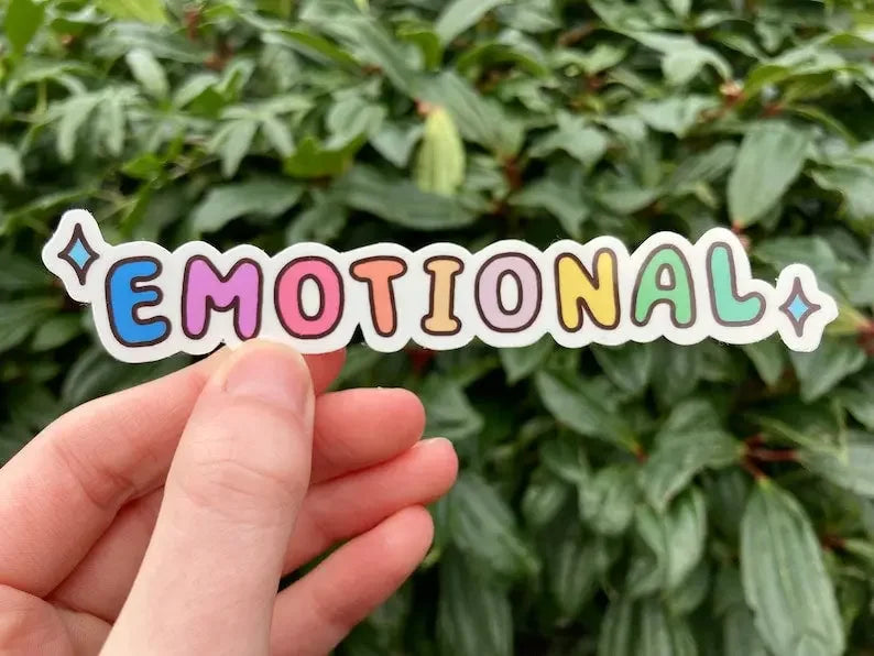 Anxious, overwhelmed, emotional text stickers - Neurodiversetea