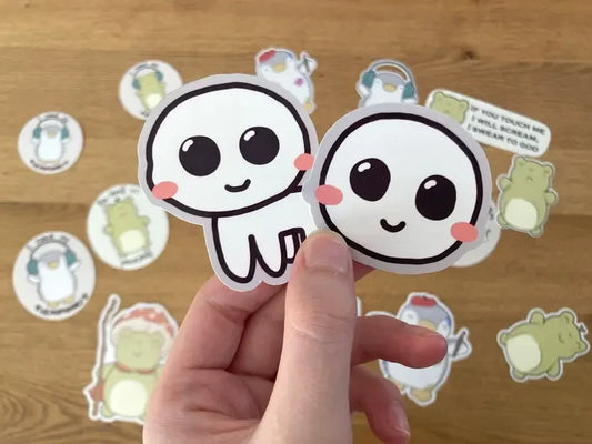 Autism creature cute sticker set - Neurodiversetea