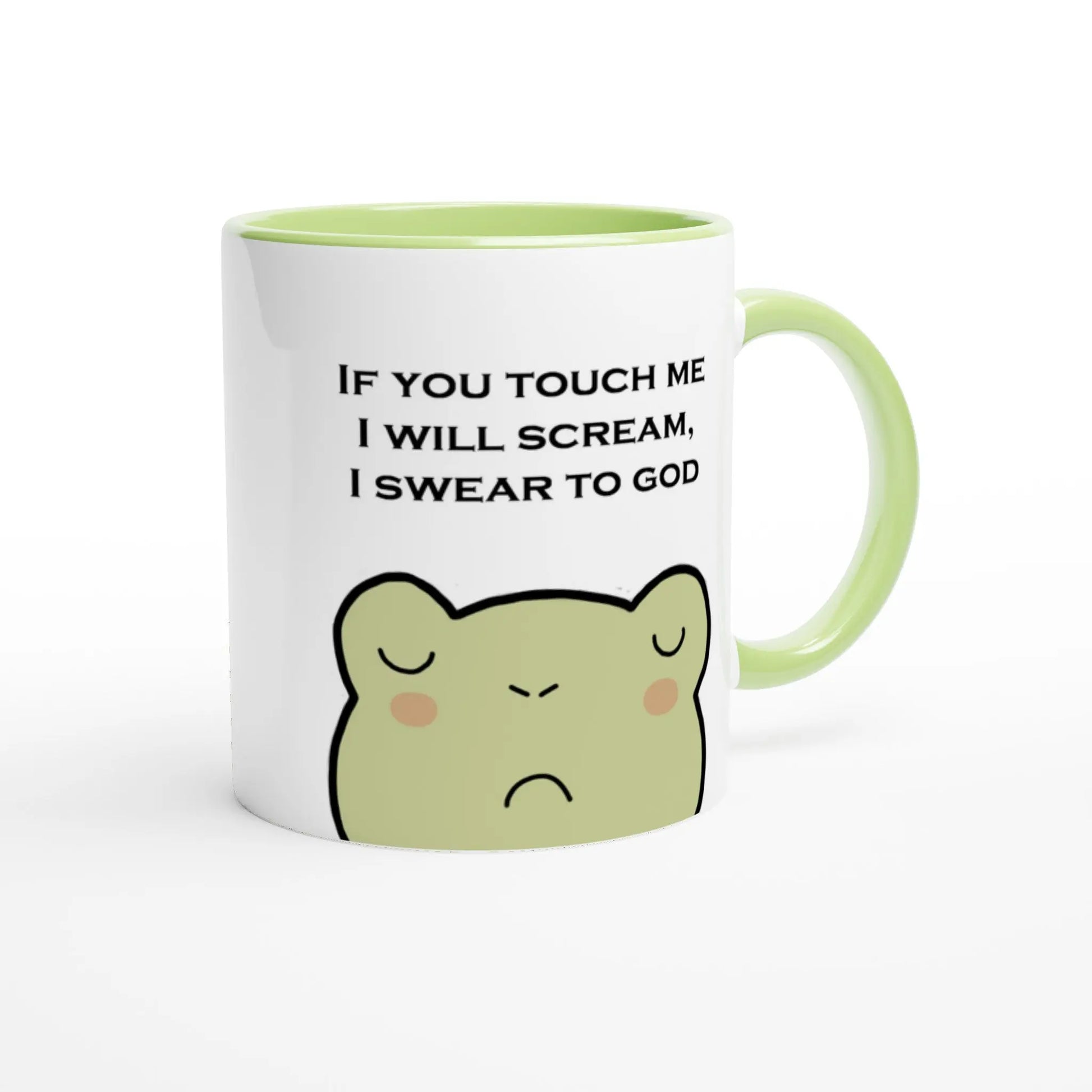 Green touch aversion neurodiversity mug - Neurodiversetea