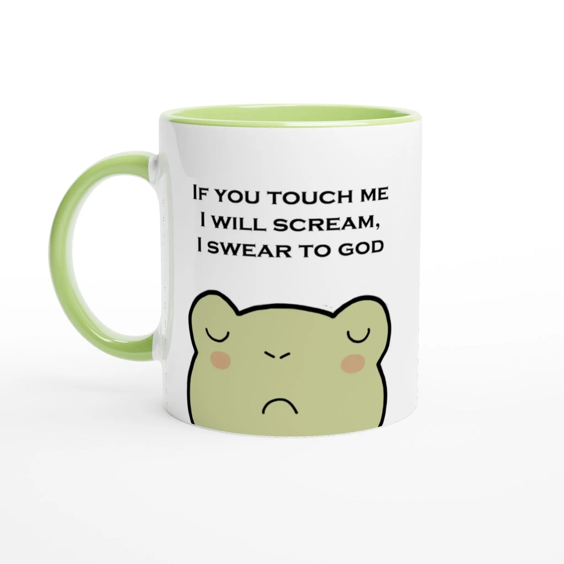 Green touch aversion neurodiversity mug - Neurodiversetea