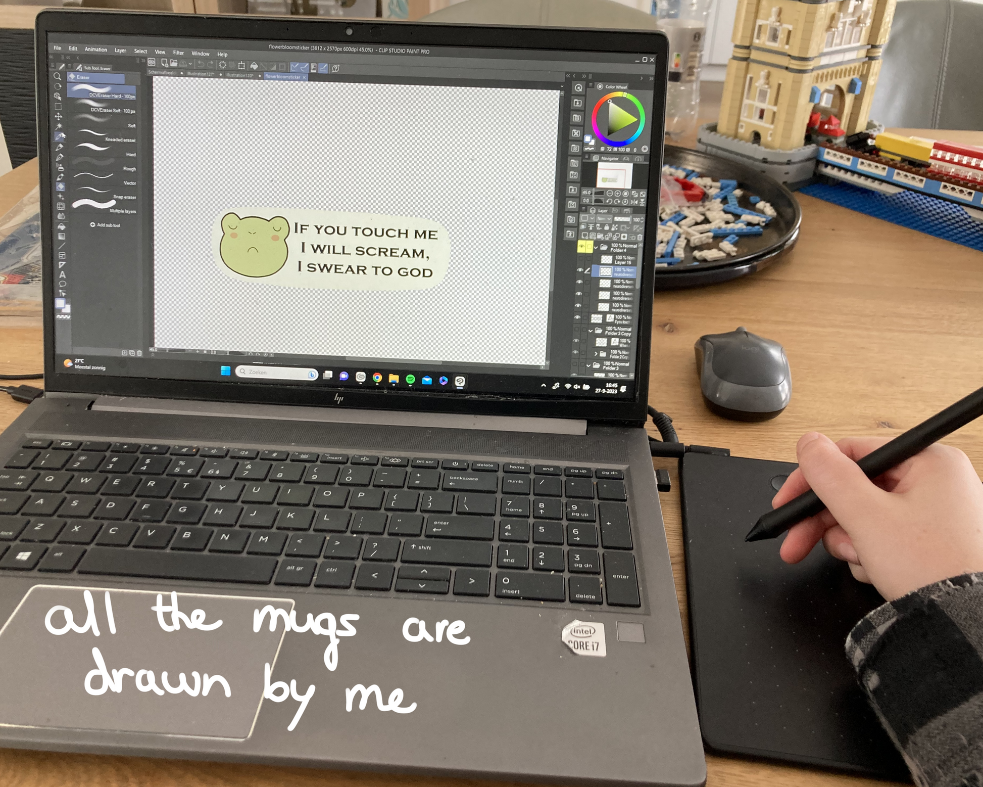 Green touch aversion neurodiversity mug - Neurodiversetea