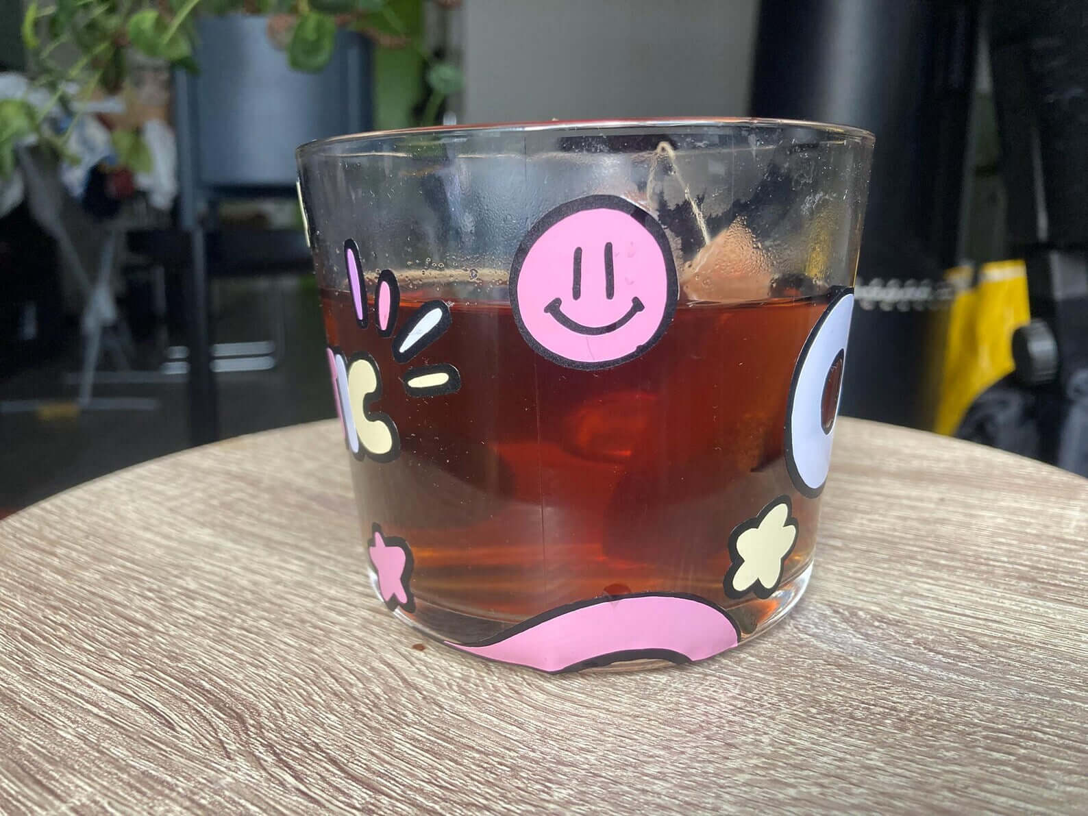 Coloured autism glass mug - Neurodiversetea