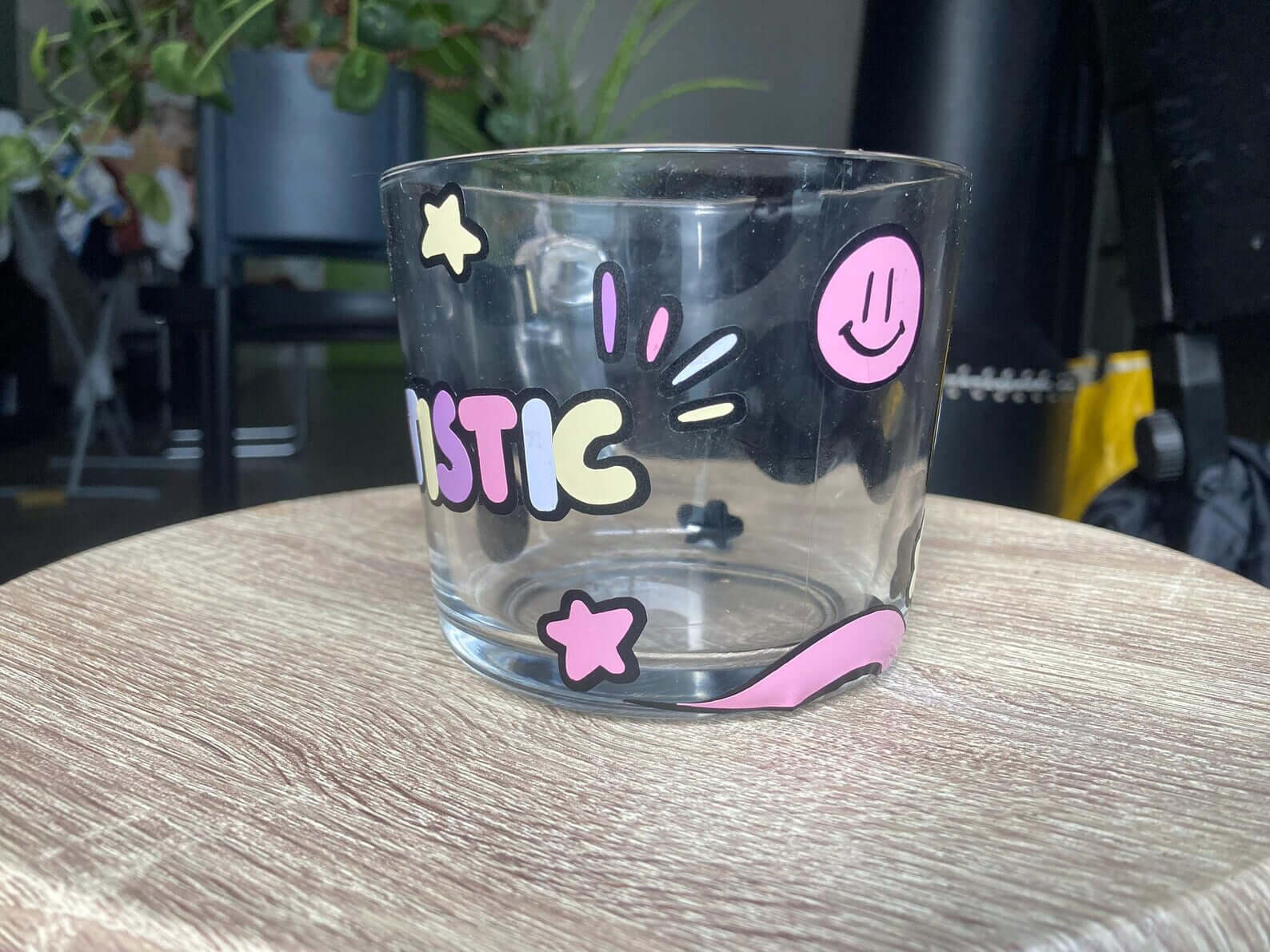 Coloured autism glass mug - Neurodiversetea