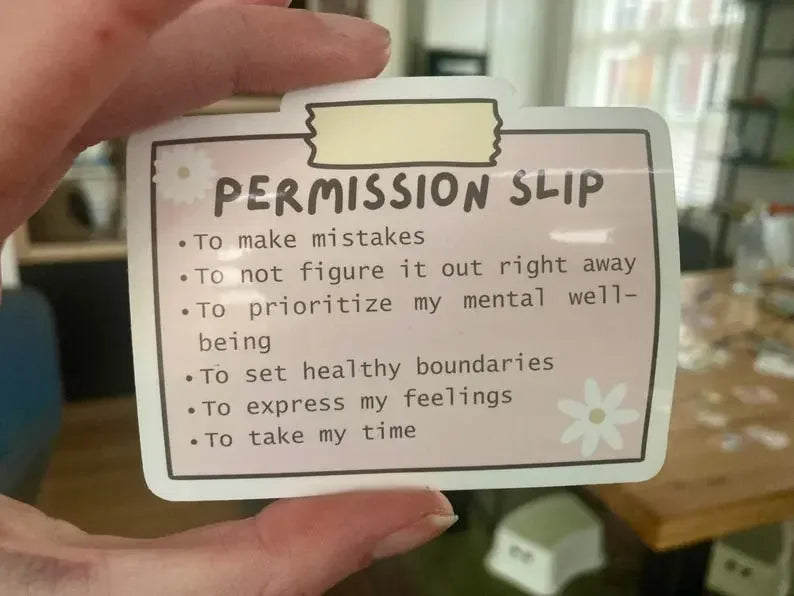 Mental health positive therapy affirmations, handmade by Neurodiversetea