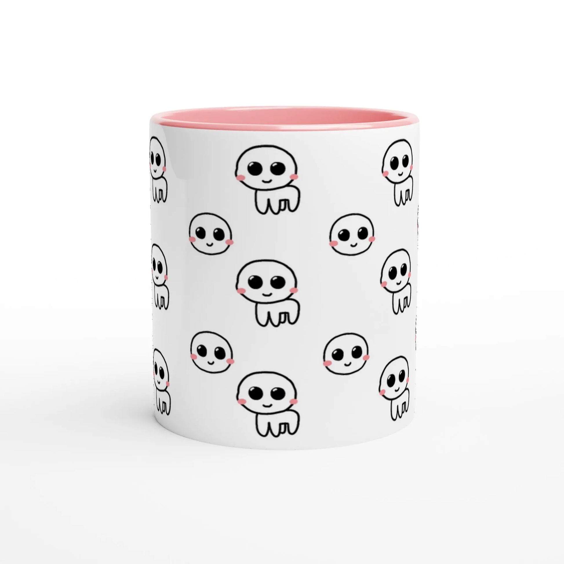 Cute autism creature pink mug - Neurodiversetea