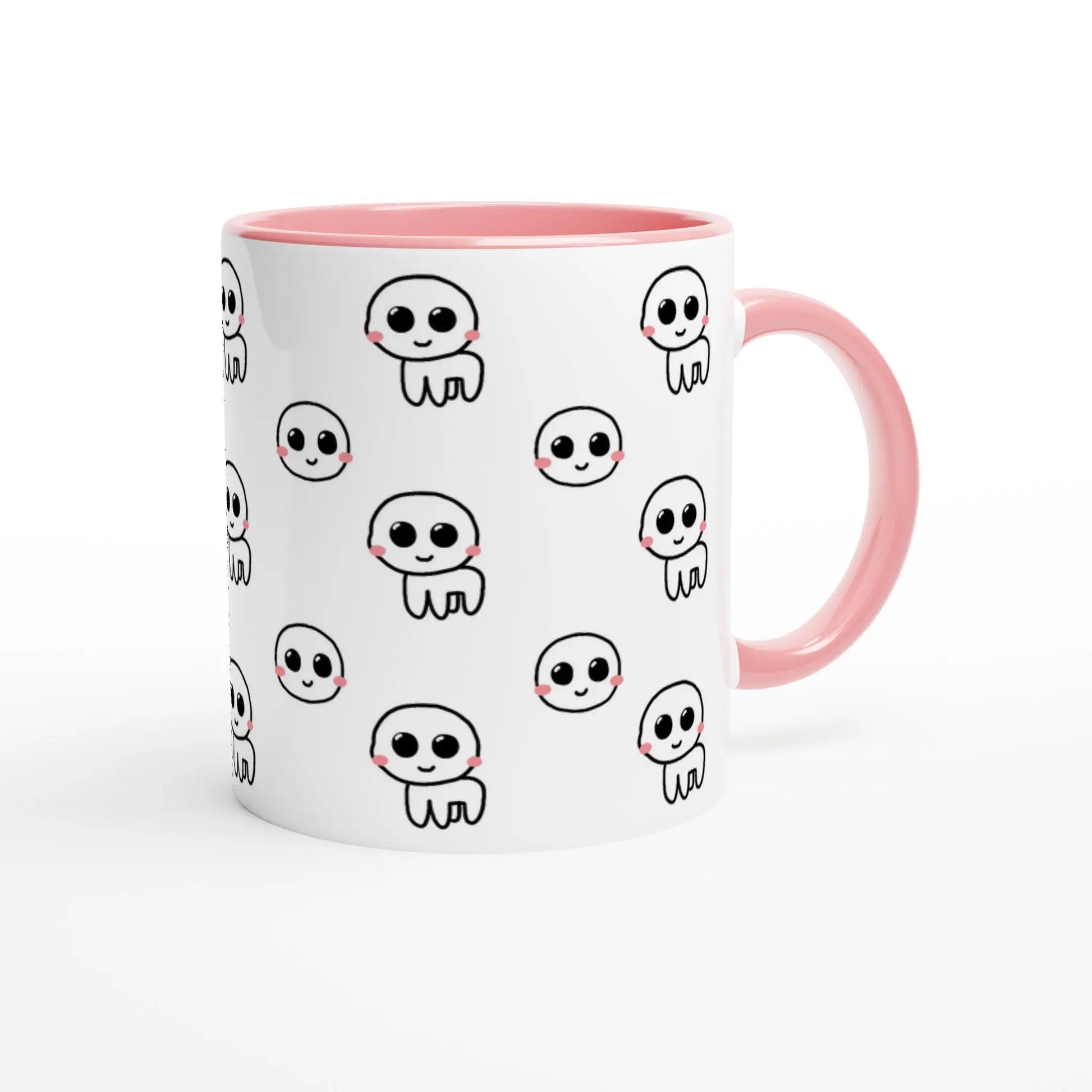 Cute autism creature pink mug - Neurodiversetea