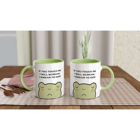 Green touch aversion neurodiversity mug - Neurodiversetea