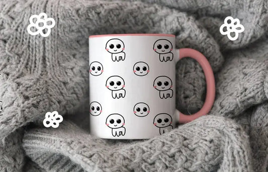 Cute autism creature pink mug - Neurodiversetea