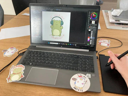 How my stickers are made | NeurodiverseTea - Neurodiversetea