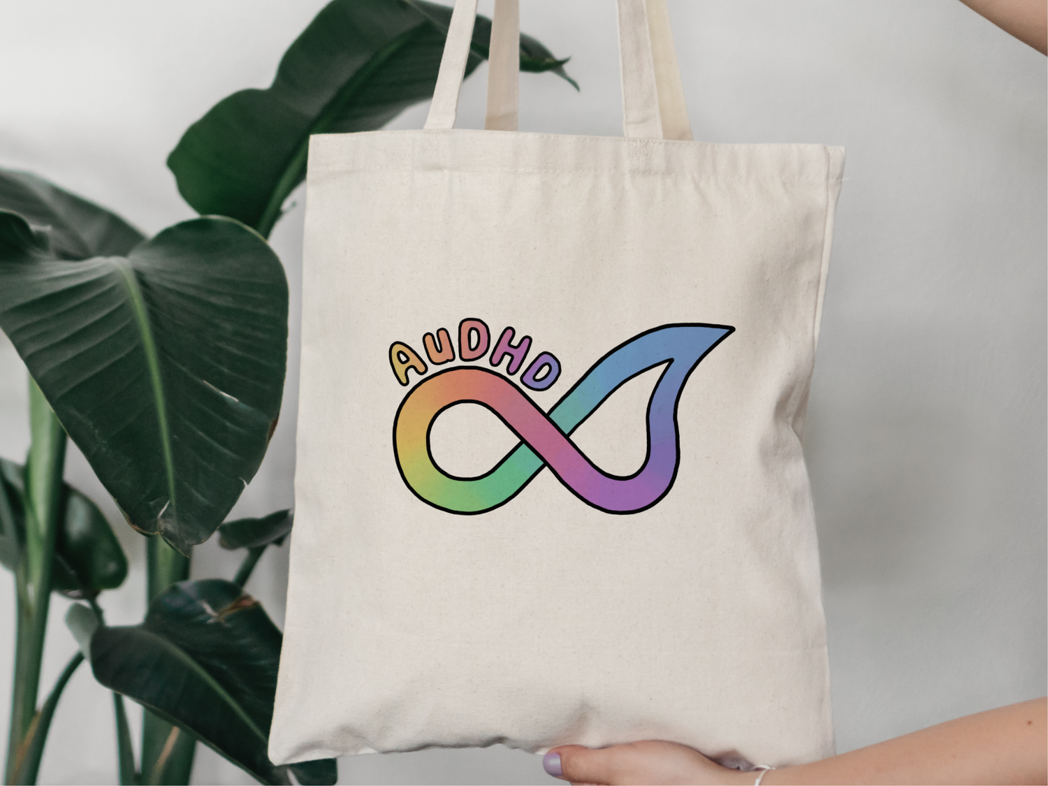 neurodiversity tote bags audhd