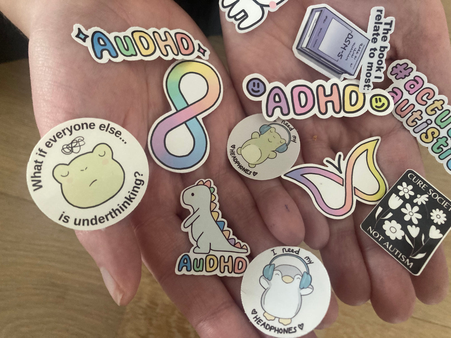 Mini neurodiversity stickers
