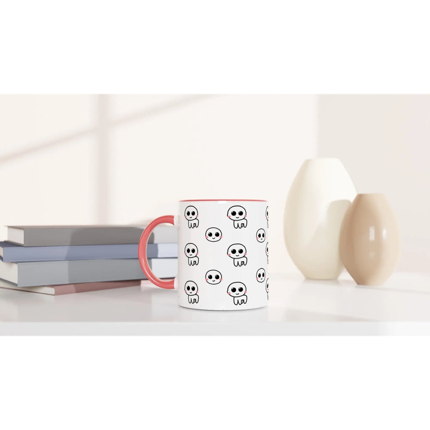 Cute autism creature pink mug - Neurodiversetea
