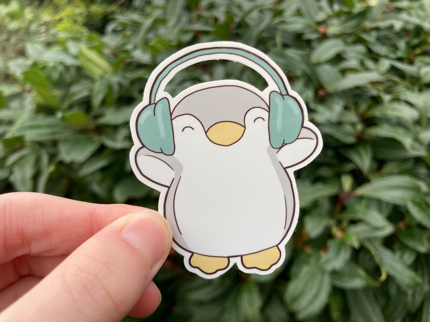Get an code for the vending machine - mystery sticker: animal with headphones
