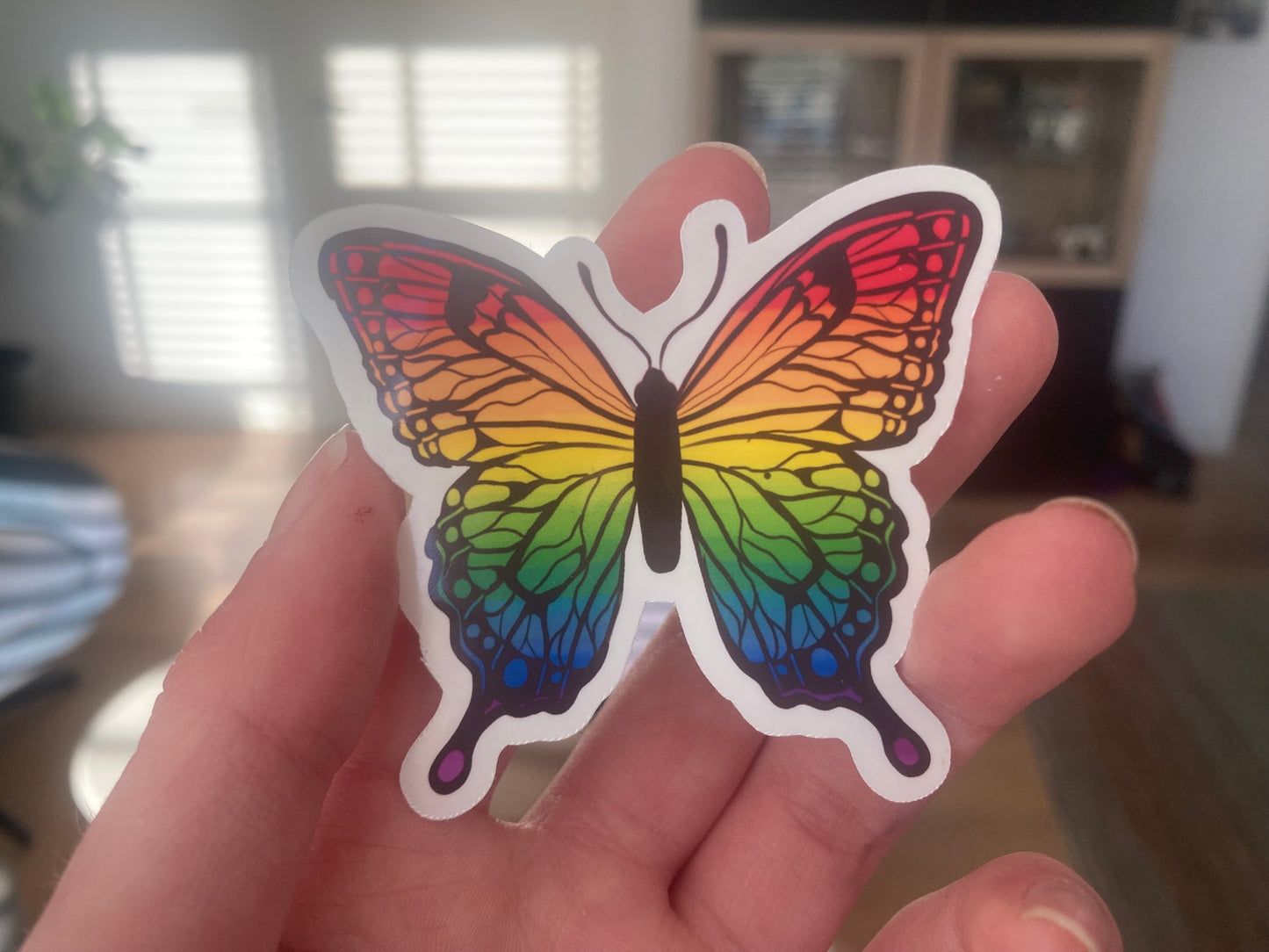 LGBT pride flag stickers