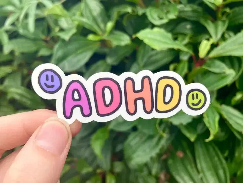 ADHD, actually autistic and AuDHD stickers - Neurodiversetea