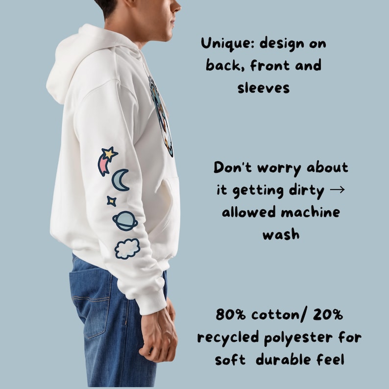 Neurodivergent daydreamer hoodie unisex