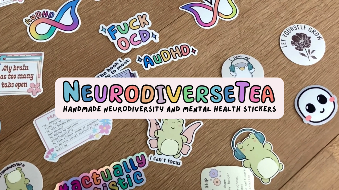 NeurodiverseTea (a neurodiversity and mental health themed shop) business video